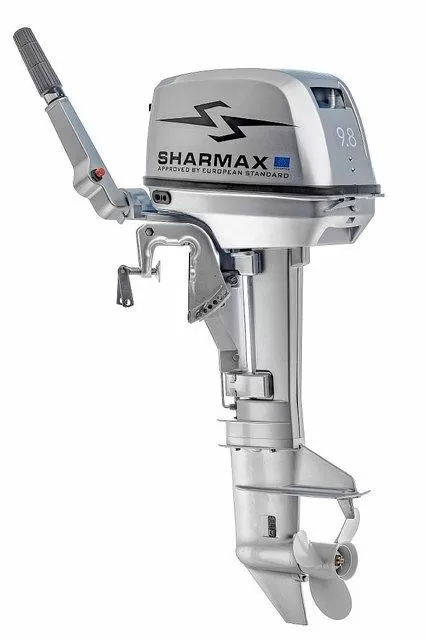 Лодочный мотор 2-х тактный Sharmax SM9.8HS