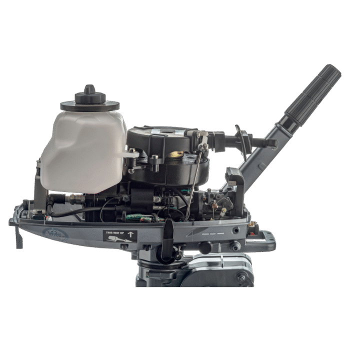 Лодочный мотор 2х-тактный MIKATSU M5FHS + внешний топливный бак 12 л.
