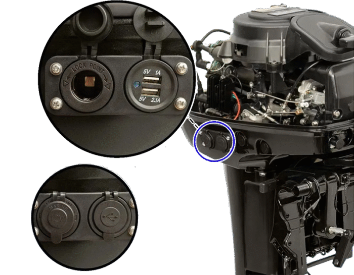 Лодочный мотор Parsun T 9.9 BMS USB