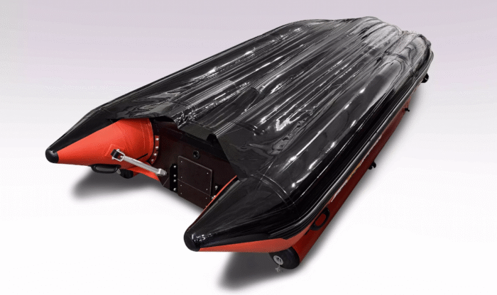 Лодка надувная моторная Solar-430 super jet tunnel (expedition)