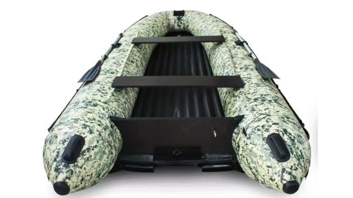 Лодка надувная моторная Solar-430 super jet tunnel