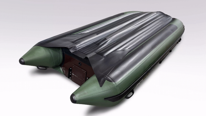 Лодка надувная моторная Solar-430 super jet tunnel