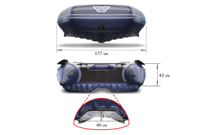 Лодка ПВХ ФЛАГМАН DK 350 Jet